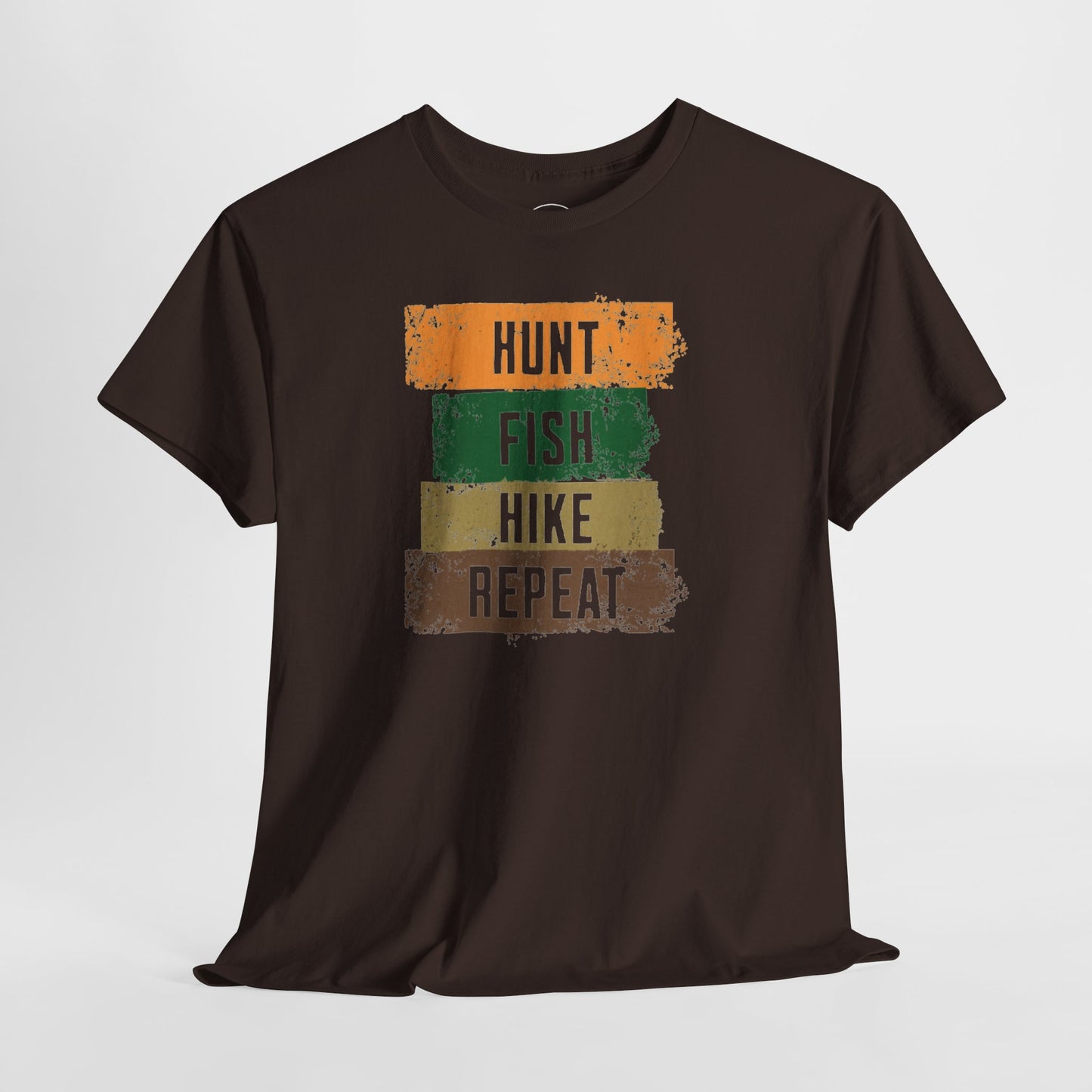 JA Hunt, Fish, Hike, Repeat T-Shirt