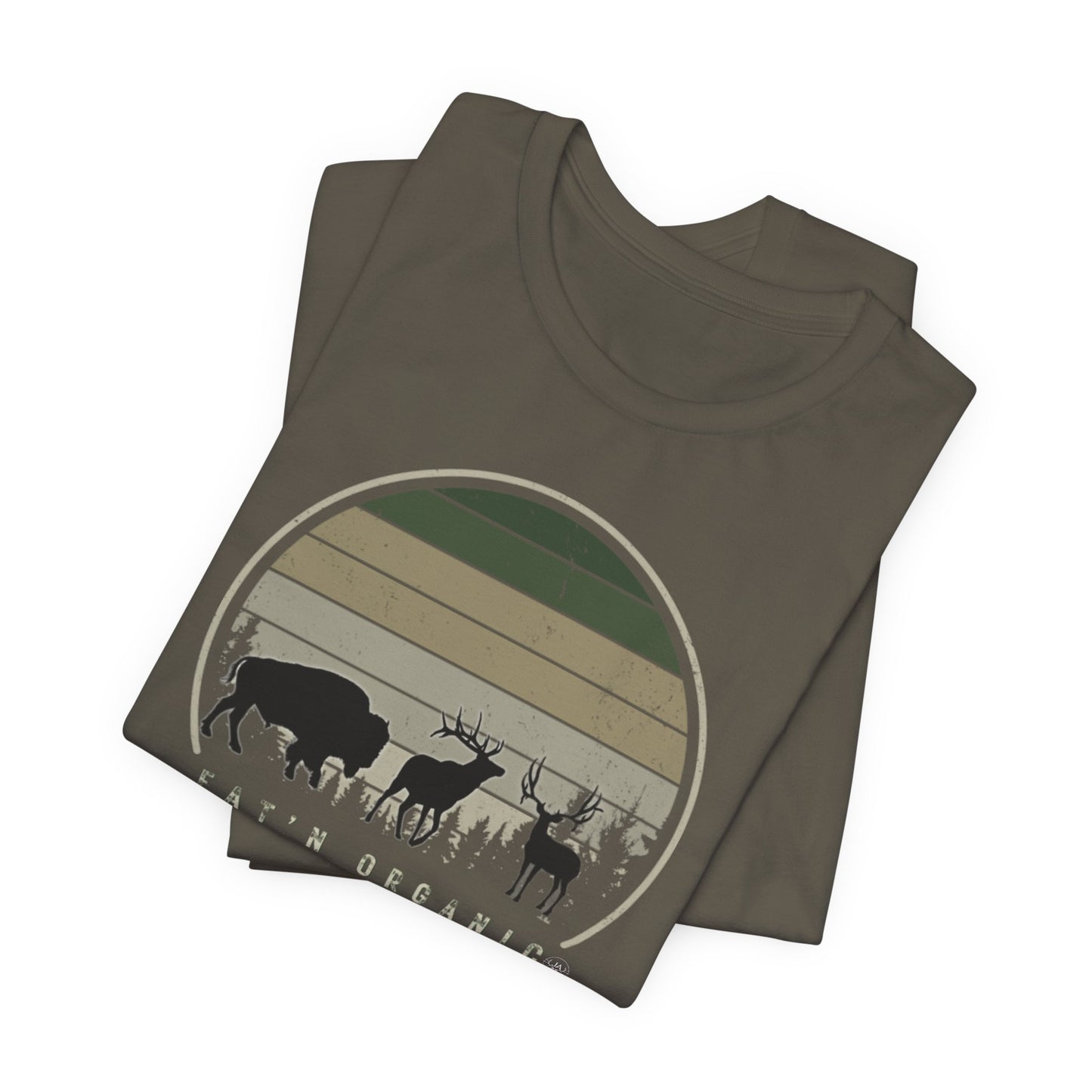 JA EAT'N ORGANIC Bison, ELK, Muley T-Shirt