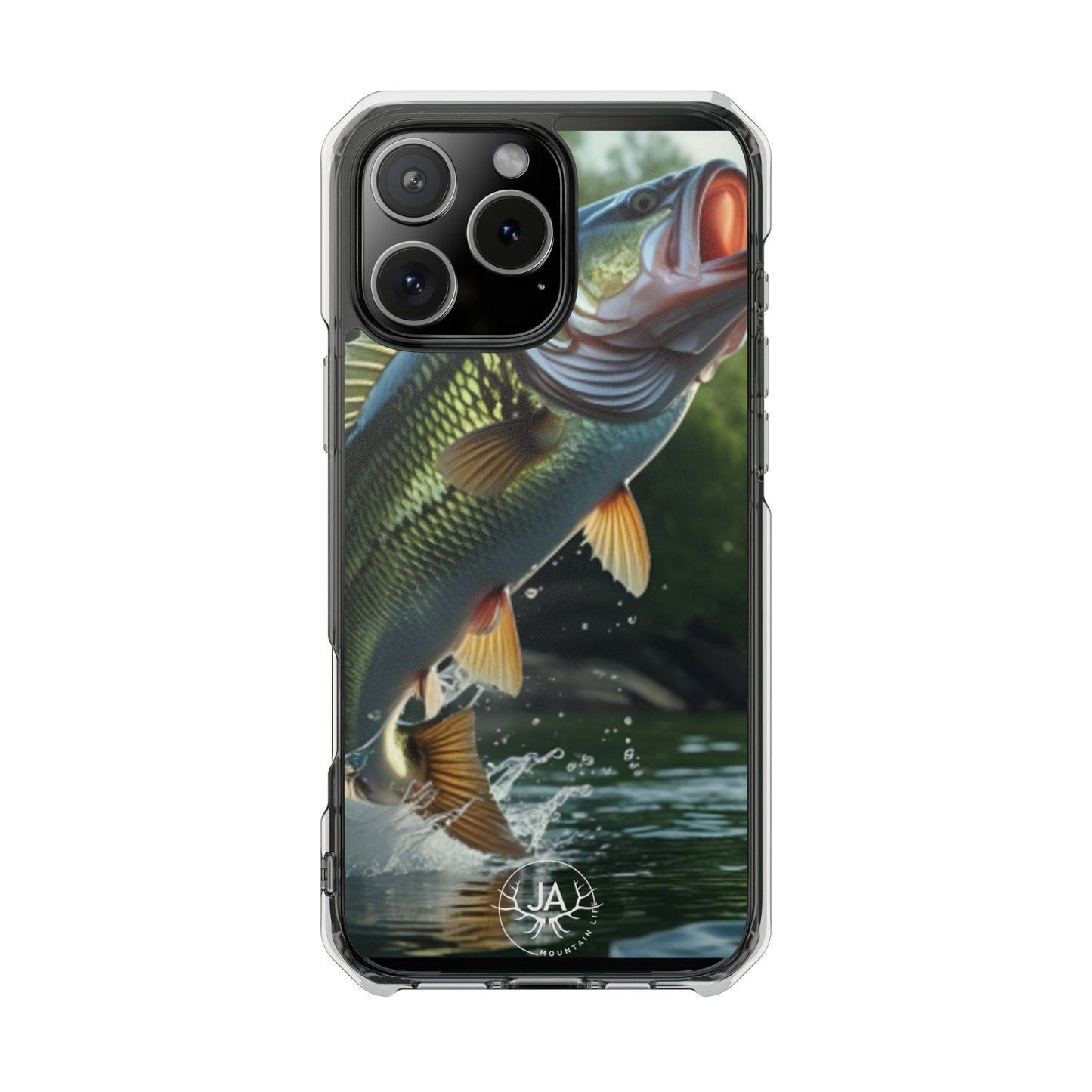 JA "Big Bass Fish'N" iPhone Case