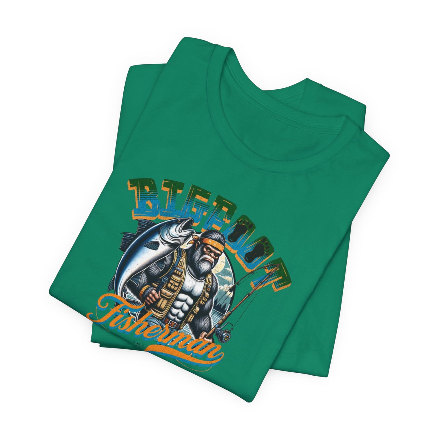 JA Bigfoot Fisherman T-Shirt