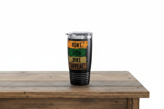 JA Hunt, Fish, Hike, Repeat-Tumbler