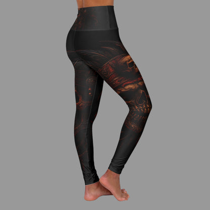 JA Skull Pirate High Waisted-Leggings