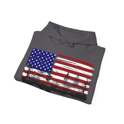 JA Red, White and Blue Rooted AR Hoodie