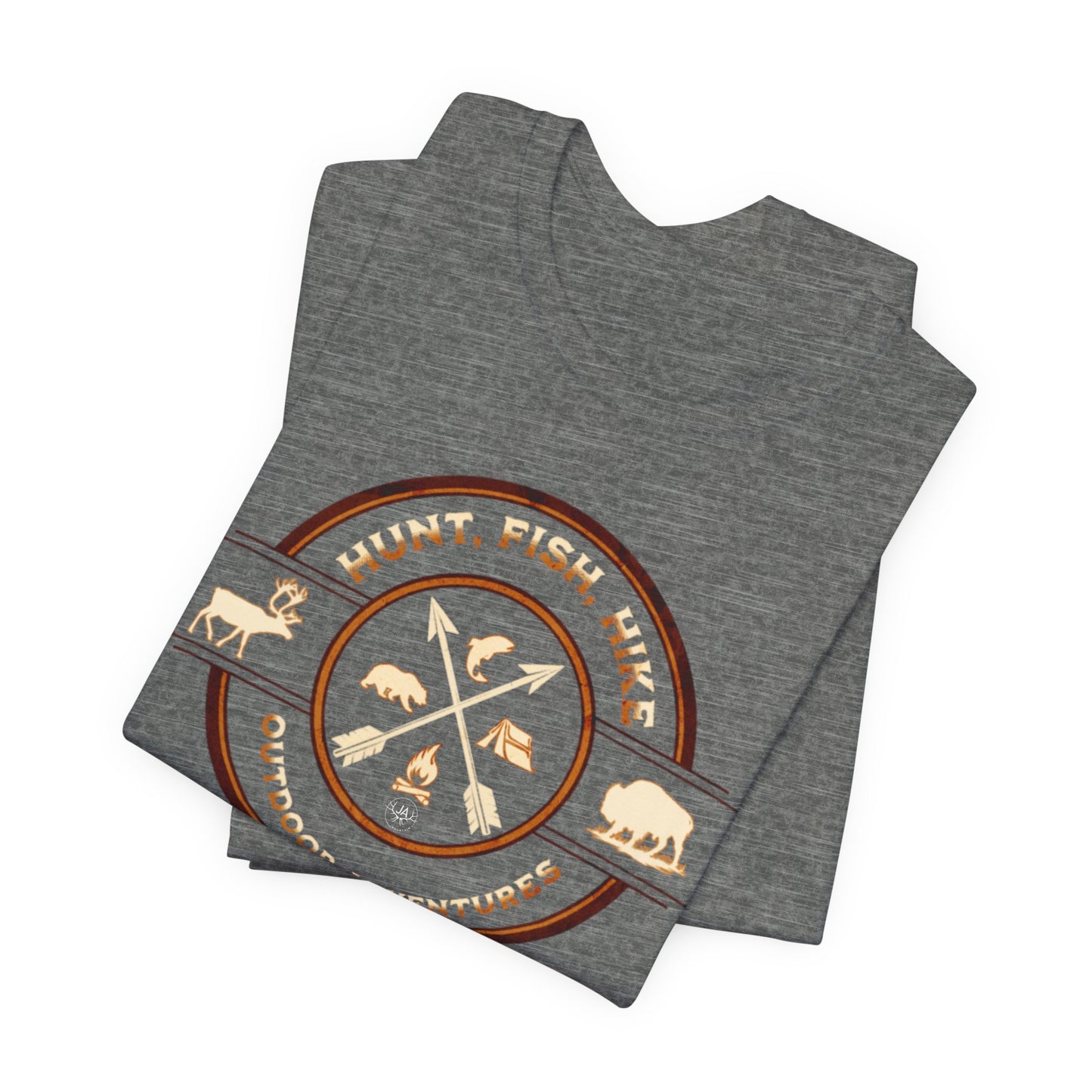 JA Hunt, Fish, Hike T-Shirt