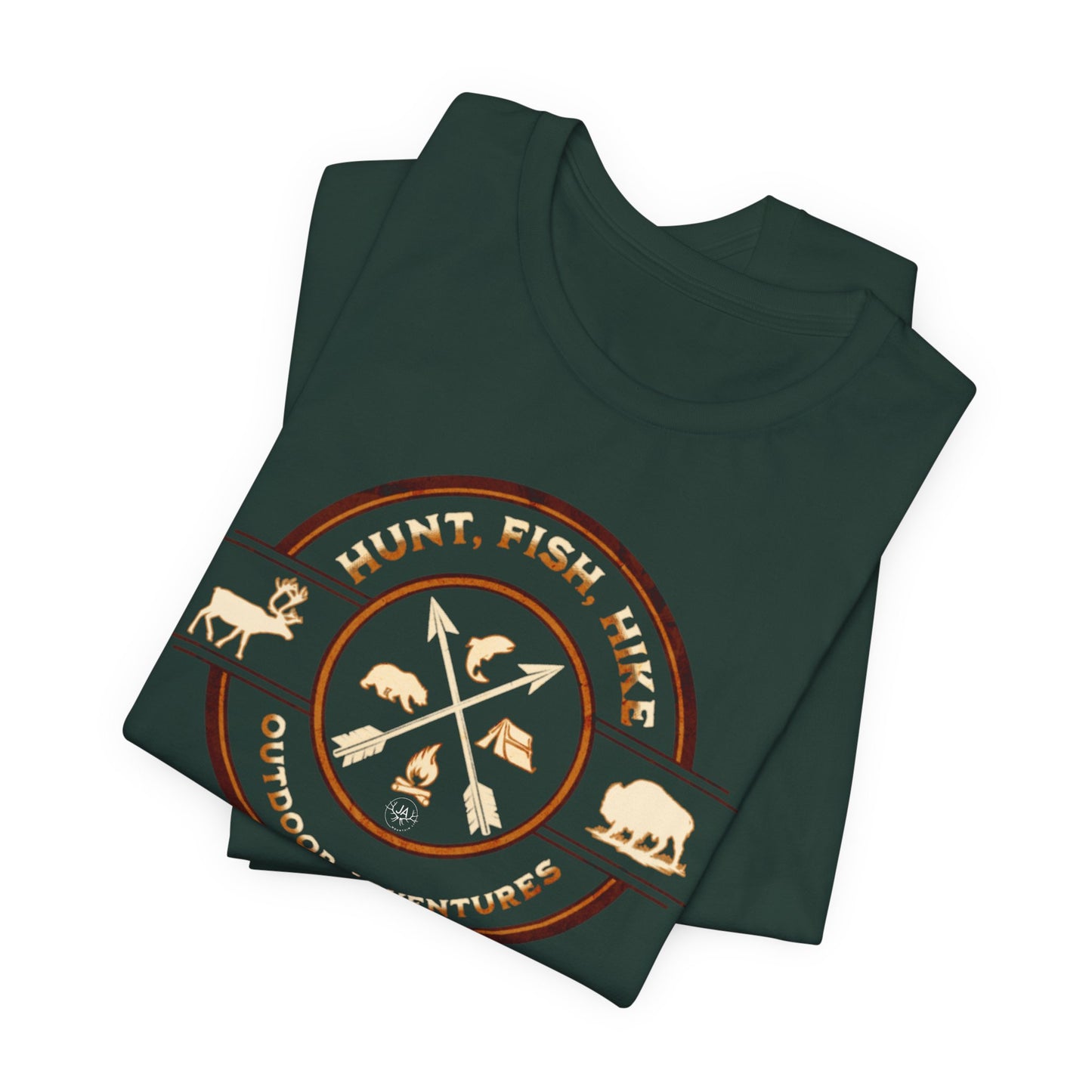 JA Hunt, Fish, Hike T-Shirt