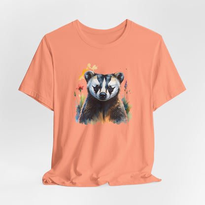 JA Watercolor Badger T-Shirt