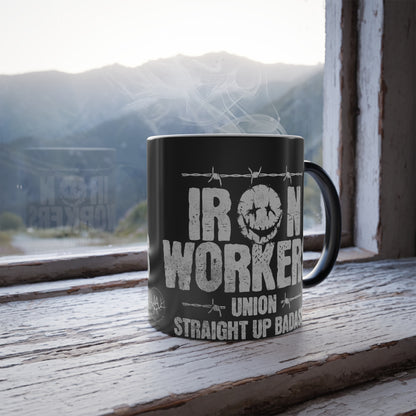 Color Morphing JA "Union Ironworkers" Mug
