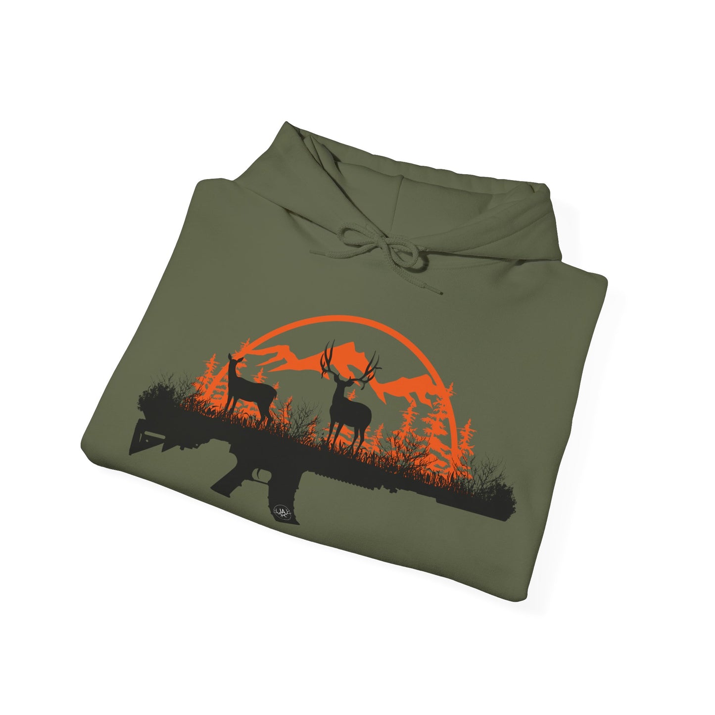 Muley Outdoors Orange Hunting Life Hoodie