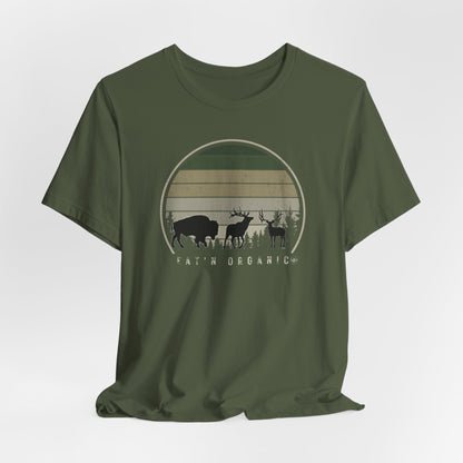 JA EAT'N ORGANIC Bison, ELK, Muley T-Shirt