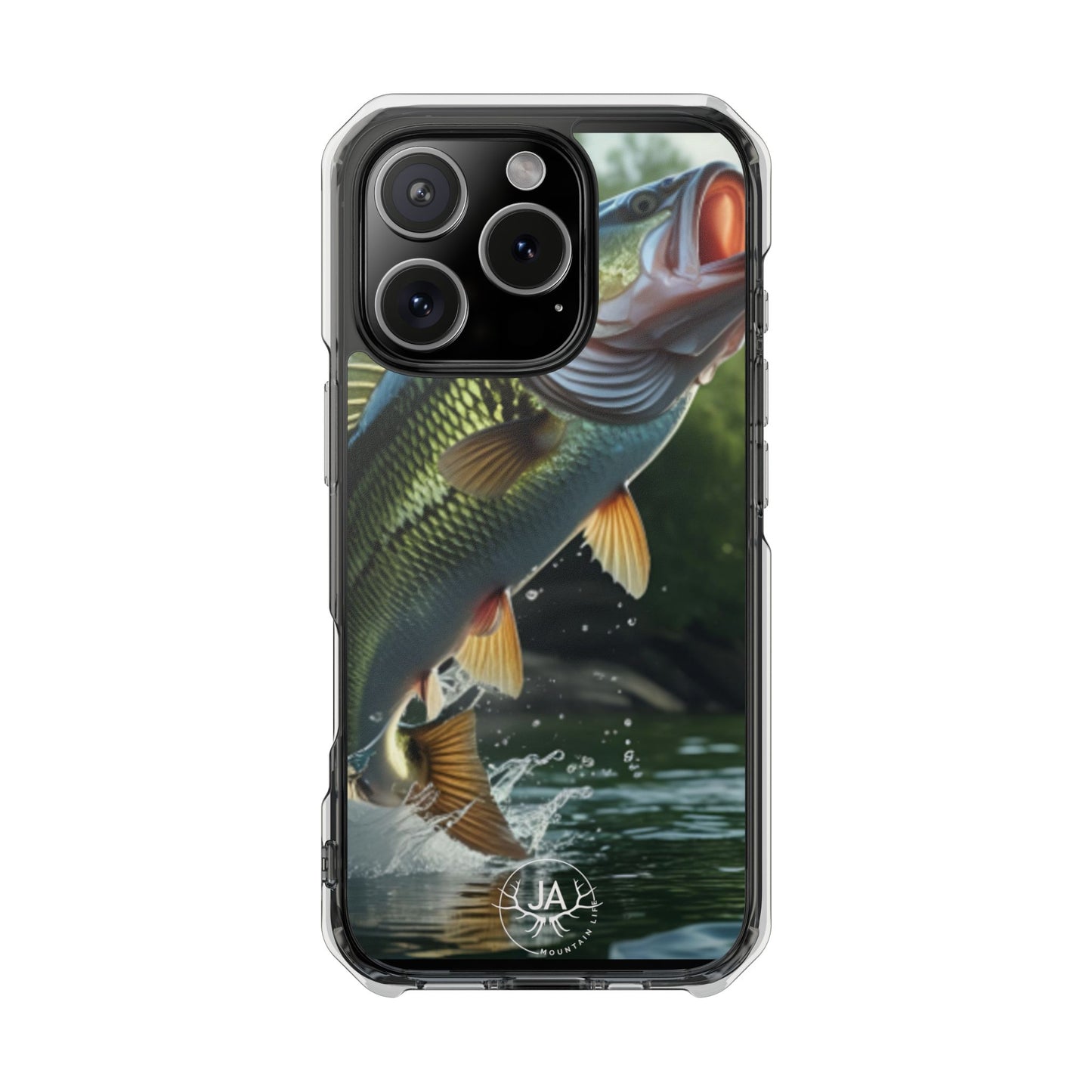 JA "Big Bass Fish'N" iPhone Case