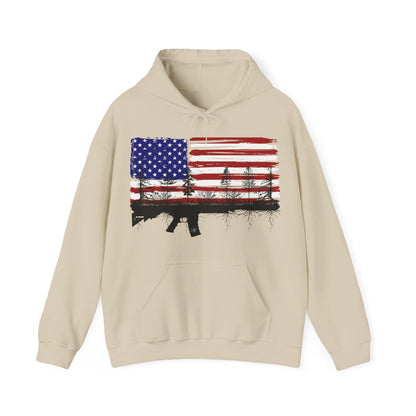 JA Red, White and Blue Rooted AR Hoodie