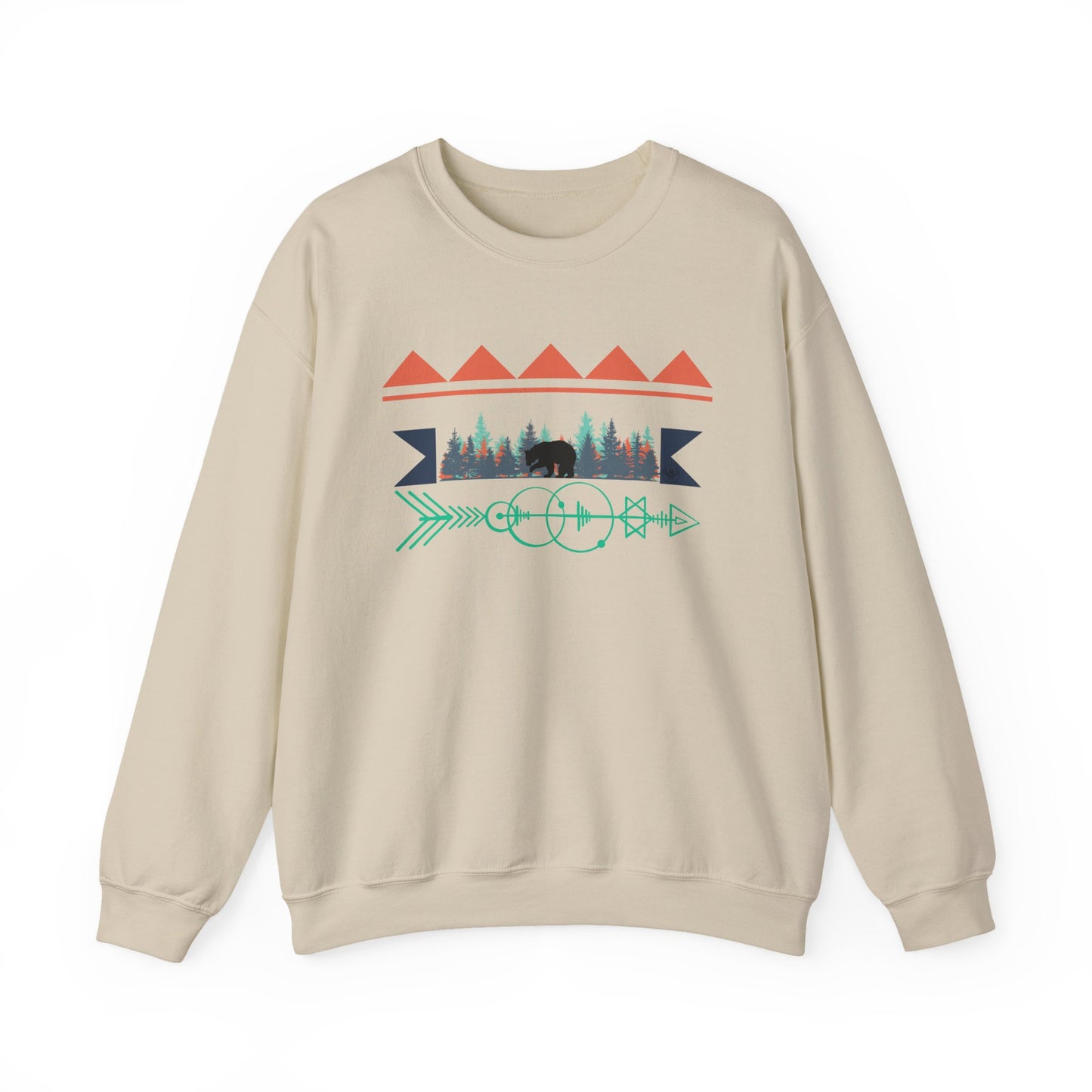 Bear Tribal Crewneck Sweatshirt