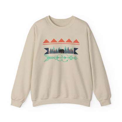 Bear Tribal Crewneck Sweatshirt